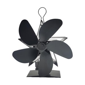 Bothyi - 5 Ventilador De Chimenea Hogar Ahorro De Combustible Ventilador De Calor Silencioso