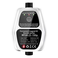 Magideal - Conector De Bomba De De Presión De Agua De 24V, Fregadero De Cocina Automático, Baño, Silenciosa, Calentador De Jardín Para El Hogar Blanco