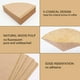 thumbnail image 2 of Filtros de café cónicos V60, juego de 100, filtros de papel desechables, filtros de papel naturales para cafeteras de goteo y cafeteras (marrón natural), 2 of 5