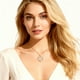 thumbnail image 5 of Collar colgante de amor de amor con piedra de nacimiento Zirconia, regalo de joyería de las mujeres para la Navidad, cumpleaños, aniversario, 5 of 5
