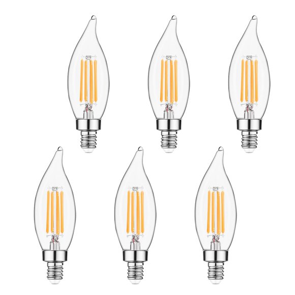 Bombilla LED Sigalux E12 5W 2700K regulable (paquete de 6)