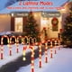thumbnail image 4 of Luces Solares Navideñas Con Forma De Bastón De Caramelo 15 Paquete De 24, 4 of 7