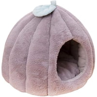 Genérico - Cama Para Mascotas Iglu Cueva Forma De Calabaza