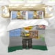thumbnail image 5 of Bert Conjunto de sábanas temático, trío de piezas, cómodo y amigable con la piel, diseño único, regalo de decoración para el hogar para familiares, amigos y fans, 90 cm * 190 cm, 5 of 6