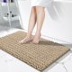 thumbnail image 1 of Alfombra de baño Yimobra, larga, antideslizante, lavable, 112 x 61 cm, color caqui pálido, 1 of 7