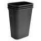 thumbnail image 2 of Cesta de basura Winco de 10 galones para el hogar y la oficina, negra, 2 of 4