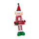 thumbnail image 2 of Decoración de muñecas navideñas, adorno navideño, figura navideña coleccionable elástica con patas largas para escritorio, estante de decoración del h Femenino, 2 of 5