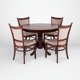 thumbnail image 1 of Comedor Calabria 4 Sillas Caoba / Arena, 1 of 7