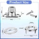 thumbnail image 2 of Conjunto de 30 piezas Grado Twist Lock Fasteners Turn Button Eyelet y Stud, tornillos de montaje para botones de giro del sujetador marino de lienzo, 2 of 3