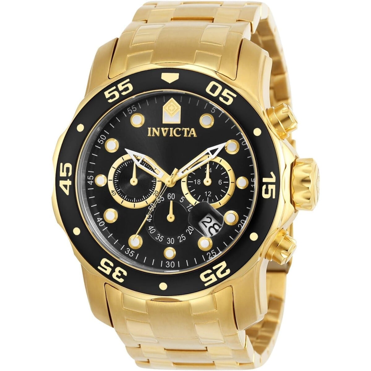 Reloj Invicta Pro Diver Cronagrafo Acero Dorado 48mm