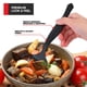 thumbnail image 3 of Juego de 4 Cucharas Grandes de Plástico Negro para Servir – Stock Your Home, 3 of 7