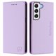 thumbnail image 4 of Funda Billetera con Soporte para Samsung Galaxy S22 5G Bloqueo RFID Plegable Morado claro, 4 of 6