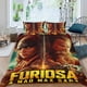 thumbnail image 2 of Mad Max Furiosa Conjunto de sábanas temático, trío de piezas, cómodo y amigable con la piel, diseño único, regalo de decoración para el hogar para familiares, amigos y fans,140cm *210cm, 2 of 6