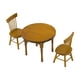 thumbnail image 3 of Accesorios De Decoración De Casa De Muñecas Juego De Modelo De Silla De Mesa De Comedor De Madera Para Bricolaje, 3 of 5