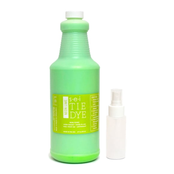 Kit de tie dye S·E·I Verde Lima Neón 1 L premezclado a base de agua