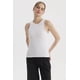 thumbnail image 1 of Polera Peto Mujer Básico Liso Rib Blanco, 1 of 4
