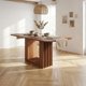 thumbnail image 1 of Mesa de Comedor Elegante Ariela Rectangular Café, 1 of 7