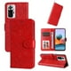 thumbnail image 2 of Funda tipo cartera FOXDOCK para Xiaomi Note 10 Pro 4G , diseño girasol en relieve, cuero PU, cierre magnético, soporte y tarjetero, 2 of 5