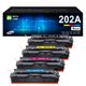 thumbnail image 1 of Paquete de 4 cartuchos de tóner compatibles con HP 202A 202X, 1 of 7