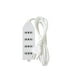 thumbnail image 1 of Zapatilla Alargador 3mt 4 Entradas Blanco Macrotel, 1 of 4