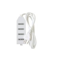 Zapatilla Alargador 3Mt 4 Entradas Blanco Macrotel