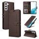thumbnail image 1 of Premium Wallet Case for Samsung Galaxy S21 Plus with Card Slots & Kickstand, Flip Cover Brown, 1 of 6