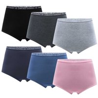 Giovacchino - Pack De 6 Calzones Tiro Alto Algodón Mujer