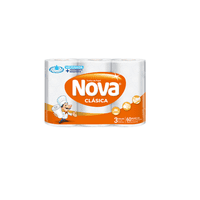 Nova Clasica - Pack X4 Nova Clásica Doble Hoja 12,5 Mts X 12 Rollos