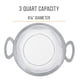 thumbnail image 2 of Colador de alimentos U.S. Kitchen Supply 3 L Acero inoxidable, 2 of 6