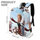 thumbnail image 3 of Gigantes de la Mancha-theme Backpack, Campus style schoolbag Bookbag with Adjustable Shoulder Straps And Large Zip Compartment, Unisex Travel Bags.42x30x15cm, 3 of 6
