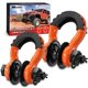 thumbnail image 1 of Shackle Nilight con forma de anillo en D, 4,75 toneladas, con polea de remolque, 2 unidades, color naranja, 1 of 9