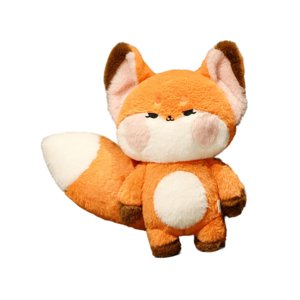 Magideal - Zorros De Peluche De Juguete, Juguete De Peluche, Decoración De La Habitación De Los Niños, Favores De Fiesta, Lindo Muñeco De Zorros De Peluche, Enca Cola Pequeña Naranja