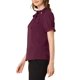thumbnail image 4 of INSPIRE CHIC Blusas de Mujer de Color Sólido con Lazo en el Cuello y Mangas Cortas para el Trabajo Fucsia Intenso XS, 4 of 5