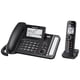thumbnail image 1 of Sistema telefónico Panasonic KX-TG9581B de 2 líneas con 1 auricular negro, 1 of 5