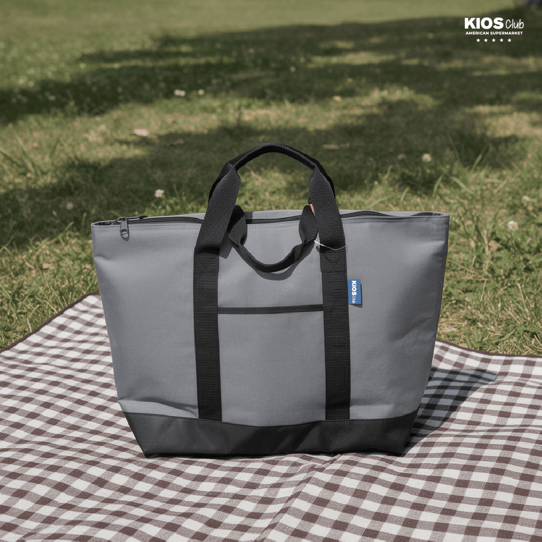 Bolso Cooler Gris 17.5 L Kiosclub