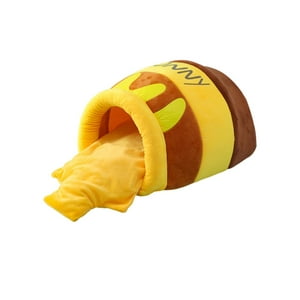 Ioensy - Honey Pot Mascota Gato Cama Cachorro Perrera Cojín Extraíble Nido Parte Inferior Antideslizante