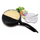 thumbnail image 2 of Crepes panquequera eléctrica antiadherente máquina para crepes 20cm negra, 2 of 3