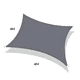 thumbnail image 3 of Pack X2 Toldo Vela Sombra Cuadrado 4x4 Toldo Vela Terraza Gris, 3 of 4