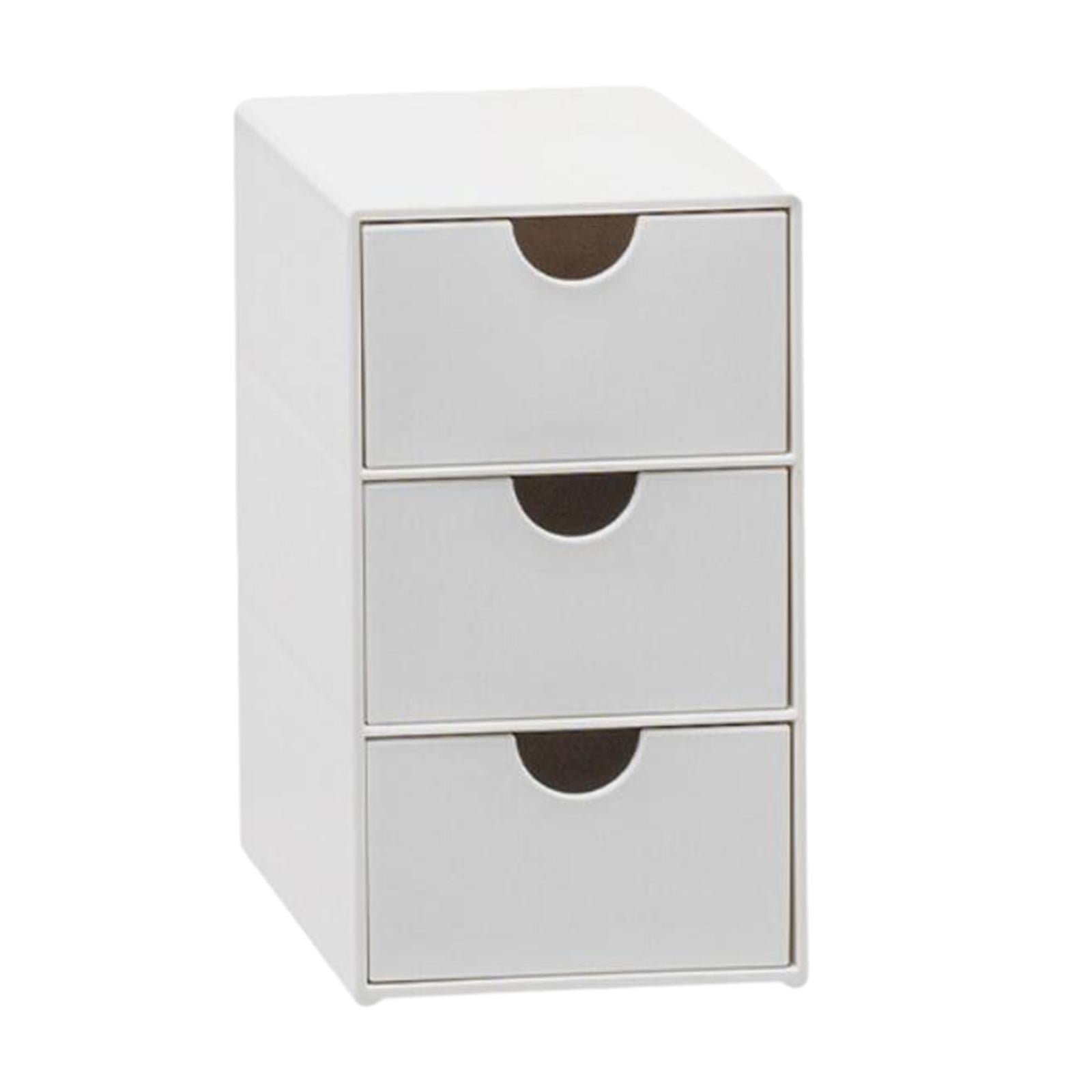 Magideal - Cajón De Escritorio Organizador Caja De Almacenamiento De Maquillaje Gran Espacio Gabinete De Joyería Multifuncional Estuche Organizador De Cosméticos Pequeño