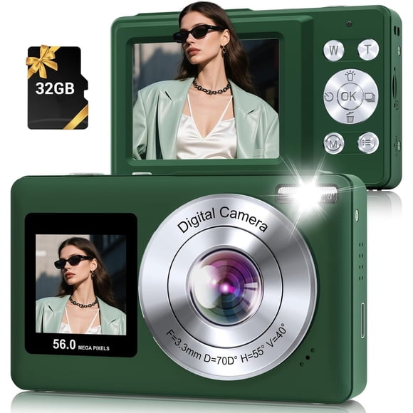 Cámara Digital SMARTKLIK DC251 56MP 2.7K Doble Pantalla 16X