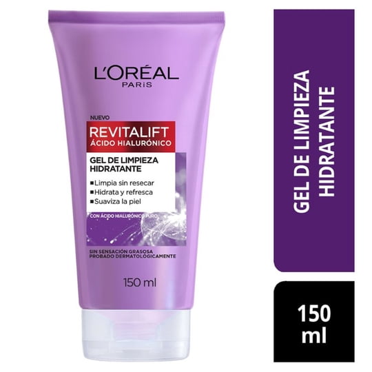 Gel De Limpieza L'oreal Paris Hidratante Revitalift Ácido Hialurónico