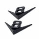 thumbnail image 4 of Emblema V8 para vehículo 10 cm × 4 cm negro (paquete de 2), 4 of 6