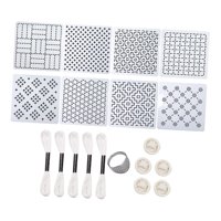 Magideal - Juego De Herramientas De Bordado Japonés, Plantillas Para Mascotas, Kit De Práctica Versátil, Dedal, Suministros De Costura, Protectores De Dedos Para