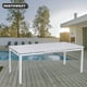 thumbnail image 4 of Mesa Terraza Extendible Impermeable 90x180-240cm Blanco Tamaño Único, 4 of 4