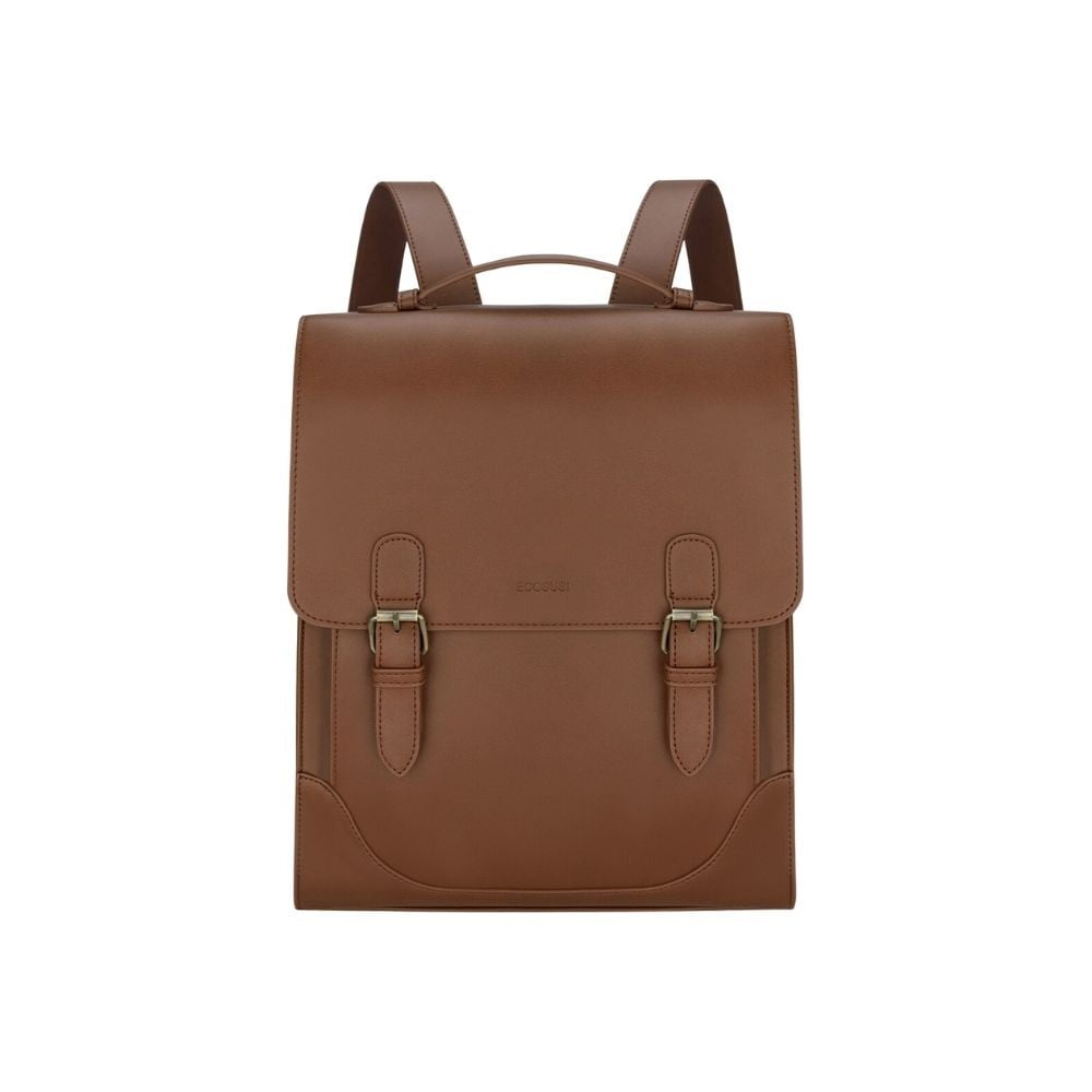 Ecosusi - - Mochila Vintage Verbena Hasta 14- Marrón