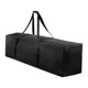 thumbnail image 5 of Bolsa De Almacenamiento Para Equipo De Acampada, Bolsa De Lona Con Cremallera Para Pesca, Mujeres, Hombres, Picnic, Negro, 120x36x44cm, 5 of 5
