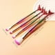 thumbnail image 2 of SET 5 BROCHAS MAQUILLAJE PROFESIONAL SIRENA CERDAS NAILON PIEL NORMAL, 2 of 4