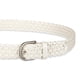 thumbnail image 3 of Cinturón Levi's de piel trenzada para mujer, color blanco, talla L, 3 of 6