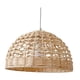 thumbnail image 4 of Pantalla De Rattan Lámpara Redonda Droplight Moderna Para Dormitorio Comedor Cocina, 4 of 5