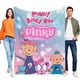 thumbnail image 1 of Pinky Dinky Doo anti-pilling, suave, ligera, esponjosa y acogedora de lujo para hogar y cocina – Perfecta para niños y adultos,130x150cm, 1 of 6